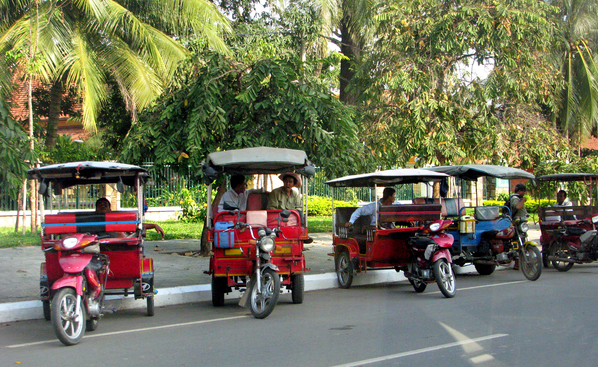 tuk tuk in Cambodia