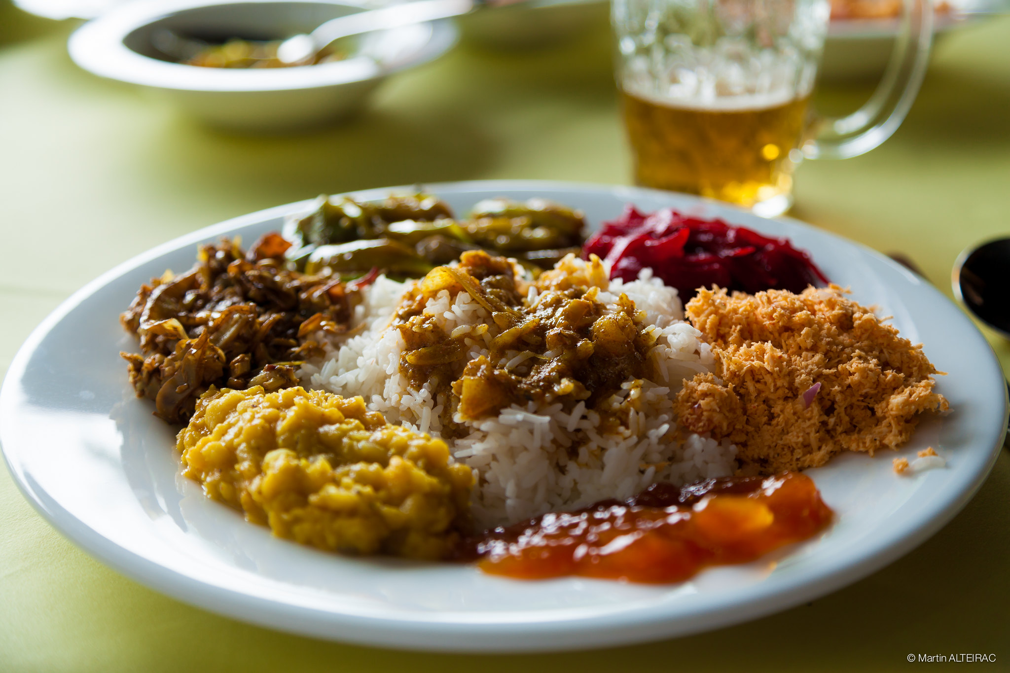 Sri Lankan meal